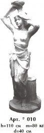 Скульптура девушка с кувшином 010